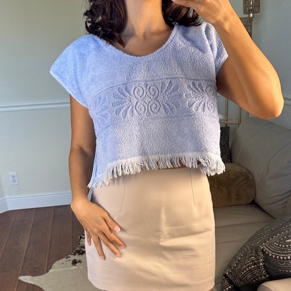 EUREKA HANDMADE VINTAGE - Reworked from vintage tea towels! One size - Picture 1 of 3